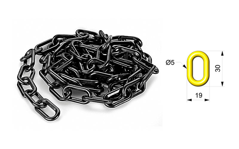 Cadena Para Señalizar Color Negro - C103NE 01