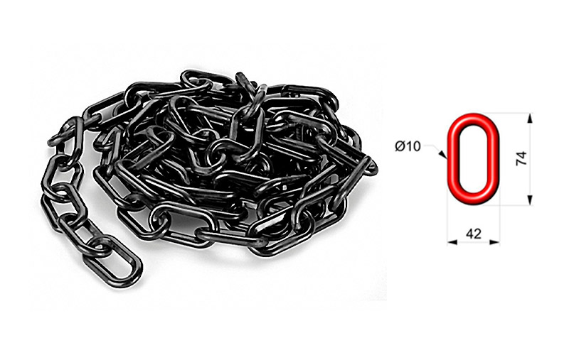 Cadena Para Señalizar Color Negro - C106NE 01